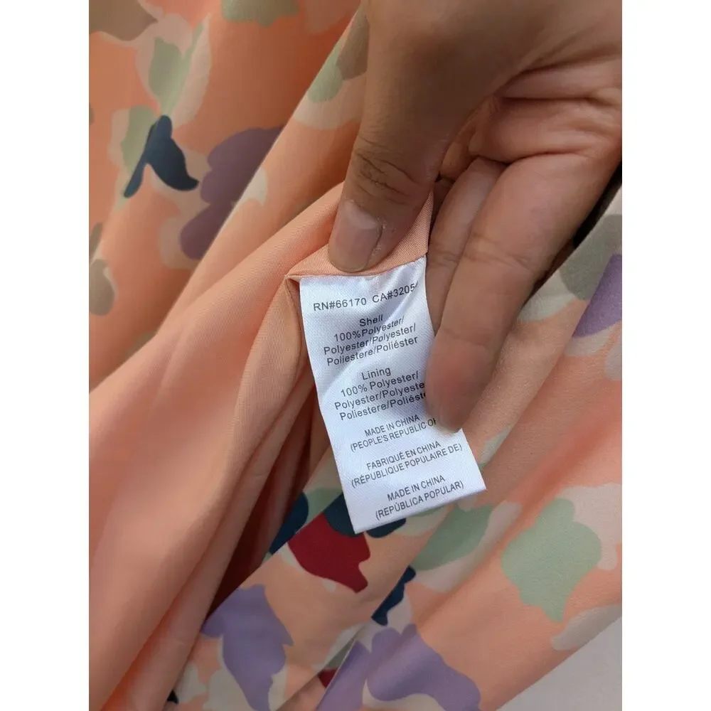 Anthropologie Hutch Maxi Dress Garden Party Printed Wrap Size XS NWT